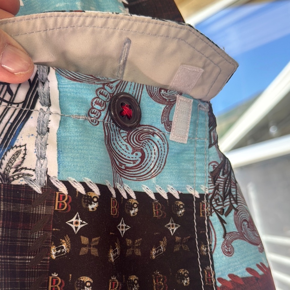 Billabong Multicolor Patchwork Shorts - image 3